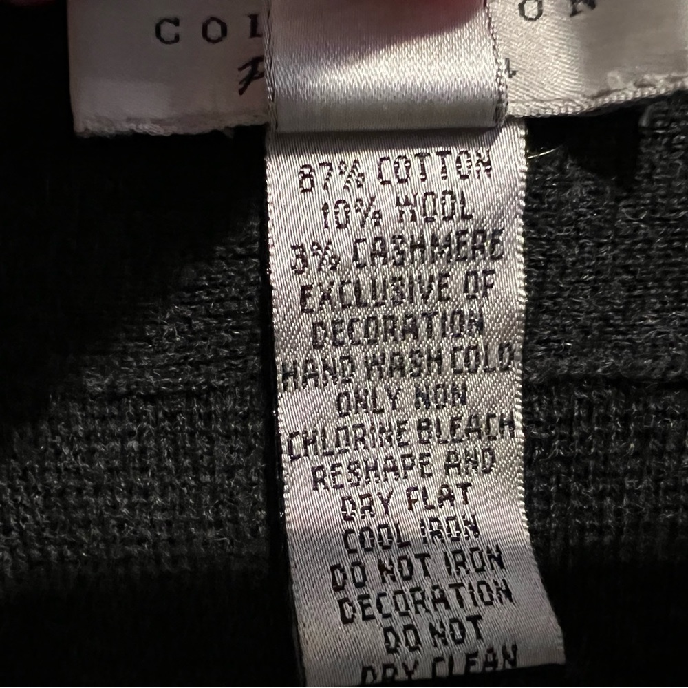 Talbots dark grey cardigan size S - Picture 7 of 7